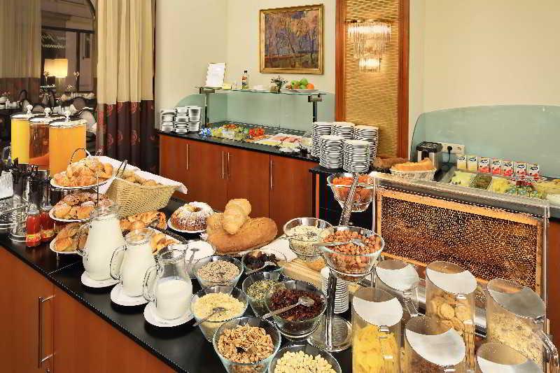 Grand Hotel Bohemia Praag Buitenkant foto A buffet at a hotel