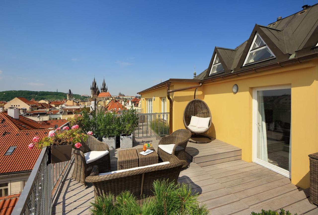Grand Hotel Bohemia Praag Buitenkant foto Roof terrace